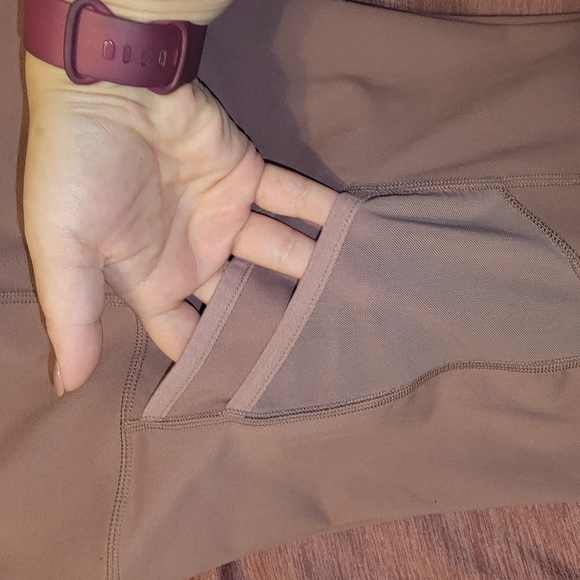 COPY - NWOT MAUVE COLOR, NINE WEST LEGGINGS, size Large, - Picture 9 of 9